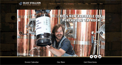 Desktop Screenshot of bluestallionbrewing.com